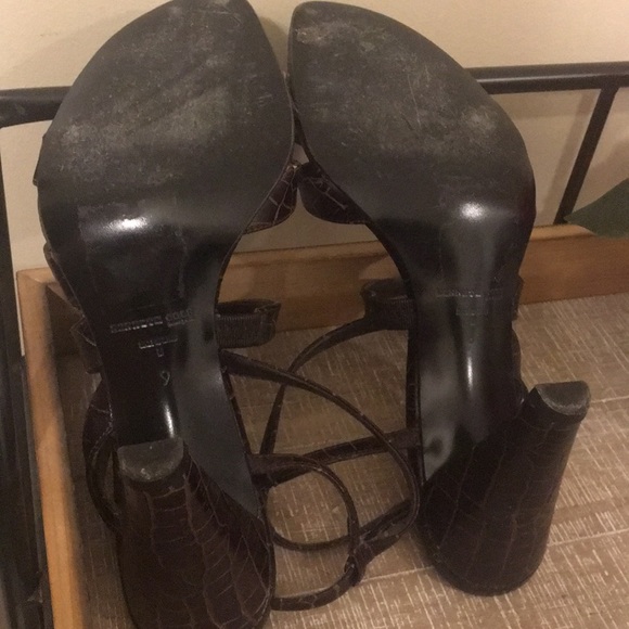 Kenneth Cole brown leather strappy sandals size 9 - Picture 7 of 8